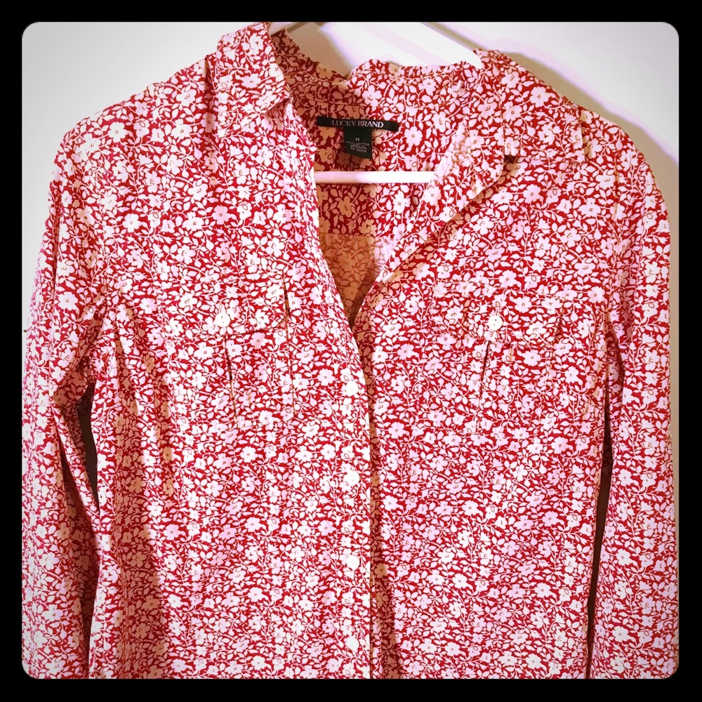 Womens Lucky Brand Long Sleeve Sz. Medium
